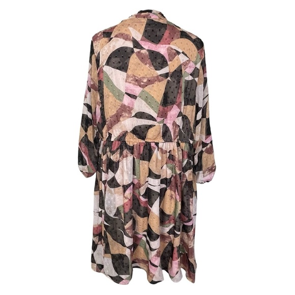 Torrid Mini Clip Dot Front Keyhole Dress Women’s Plus Size 2 - Picture 7 of 11